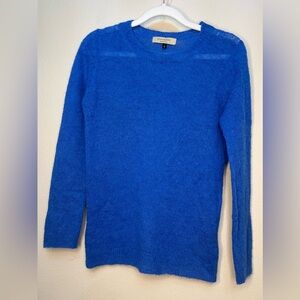 Silvia Novelli Made in Italy mohair blue soft sweater size s